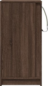 vidaXL vidaXL Szafka z LED, brązowy dąb, 42,5x34x85 cm 6