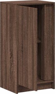 vidaXL vidaXL Szafka z LED, brązowy dąb, 42,5x34x85 cm 7