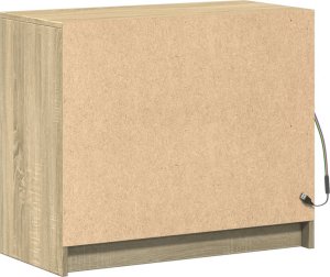 vidaXL Szafka z LED, dąb sonoma, 72x34x61 cm 9