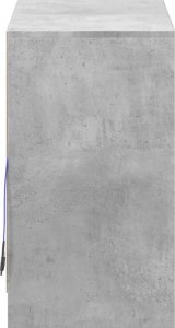 vidaXL vidaXL Szafka z LED, szarość betonu, 72x34x61 cm 8