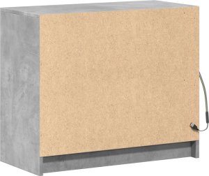 vidaXL vidaXL Szafka z LED, szarość betonu, 72x34x61 cm 9
