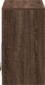 vidaXL Szafka z LED, brązowy dąb, 72x34x61 cm 8