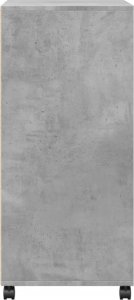 vidaXL vidaXL Szafka na kółkach, szarość betonu, 55x40x91 cm 5