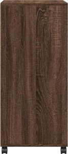 vidaXL vidaXL Szafka na kółkach, brązowy dąb, 55x40x91 cm 5