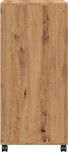 vidaXL vidaXL Szafka na kółkach, dąb artisian, 55x40x91 cm 5