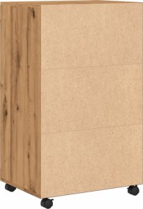 vidaXL vidaXL Szafka na kółkach, dąb artisian, 55x40x91 cm 6