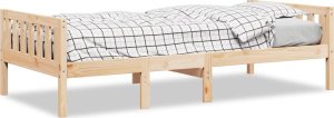 vidaXL vidaXL Łóżko dziecięce bez materaca, 90x200 cm, lite drewno sosnowe 2