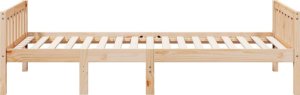 vidaXL vidaXL Łóżko dziecięce bez materaca, 90x200 cm, lite drewno sosnowe 5