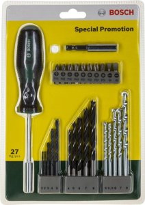 Zestaw narzędzi Bosch SET WITH HAND SCREWDRIVER 27- PCS BOSC 3