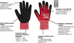 Milwaukee MILWAUKEE GLOVES ITEM 3 - SIZE L/9 /12 pcs. 2