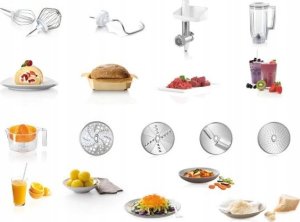 Robot kuchenny Bosch Harvester BOSCH MUM58365+MUZ5ZP1 14