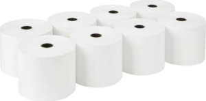 HP width 80mm, length 40m, bushings 12mm, maximum diameter 55mm, 48gsm Cash Register Thermal Paper Roll Tape, 8pcs (805512-T) 3