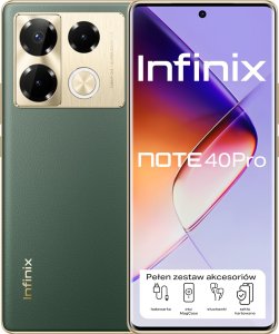 Smartfon Infinix Note 40 Pro 12/256GB Zielony  (NOTE40PRO_VINTAGE_GREEN) 1