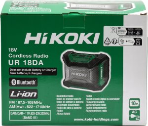 Radio budowlane Hikoki Radio receiver HiKOKI UR18DA 18V 4