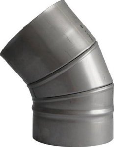 WADEX  CHIMNEY ELBOW PIPE 116200000 90deg D 200 2