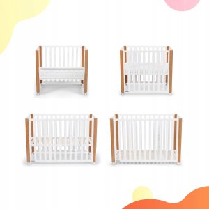 KinderKraft KINDERKRAFT baby cot KOYA 4in1, white 17