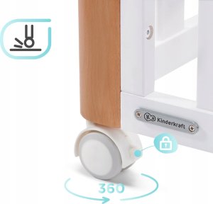 KinderKraft KINDERKRAFT baby cot KOYA 4in1, white 19