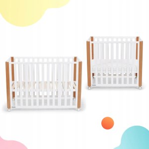 KinderKraft KINDERKRAFT baby cot KOYA 4in1, white 20