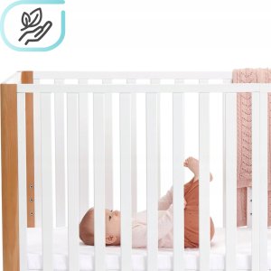 KinderKraft KINDERKRAFT baby cot KOYA 4in1, white 23