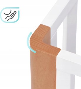 KinderKraft KINDERKRAFT baby cot KOYA 4in1, white 25