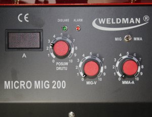 Weldman SEMI-AUTOMATIC WELDING IN.WELDMAN MICRO MIG200 MIG/MAG/MMA 35