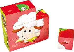 Hape HAPE Farm Animal Block Puzzle, E1618A 3