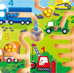 Hape HAPE educational toy Construction & Number Maze, E1713 2