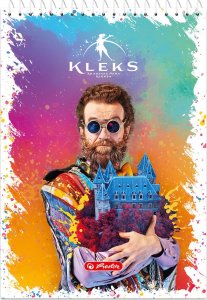 Herlitz Notes kołonotatnik Kleks Akademia Pana Kleksa w kratkę A6 40str 70g HERLITZ 2