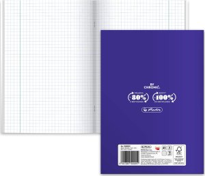 Herlitz Zeszyt A5 60k w kratkę biologia przedmiotowy okładka folii PP HERLITZ 3