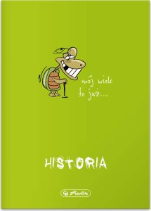 Herlitz Zeszyt A5 60k w kratkę historia przedmiotowy okładka folii PP HERLITZ 2