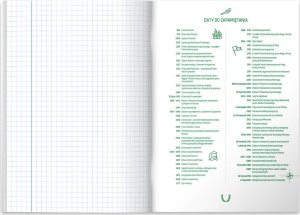 Herlitz Zeszyt A5 60k w kratkę historia przedmiotowy okładka folii PP HERLITZ 5