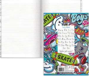 Herlitz Zeszyt A4 32 kartki w 3 linie kolorową bez marginesu 70g/m Graffiti HERLITZ 4