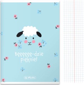 Herlitz Zeszyt A5 16 kartek w kratkę z marginesem 70g/m2 Pastel Cute HERLITZ 1