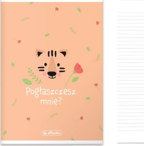 Herlitz Zeszyt A5 32 kartki w 3 linie kolorową bez marginesu Pastel Cute HERLITZ 1