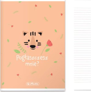 Herlitz Zeszyt A5 32 kartki w 3 linie kolorową bez marg Pastel Cute HERLITZ 10szt 2