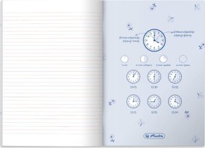 Herlitz Zeszyt A5 32 kartki w 3 linie kolorową bez marg Pastel Cute HERLITZ 10szt 3