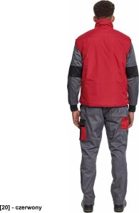 CERVA BEAVER - kamizelka - czerwony S 3