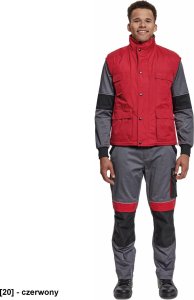 CERVA BEAVER - kamizelka - czerwony M 2