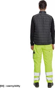 CERVA MAX VIVO LIGHT - kamizelka - czarny/żółty 3XL 6