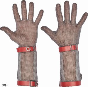 CERVA BTMETALL 171350 - rękawice metalowe odporne na przecięcie i przekłucie 9 3