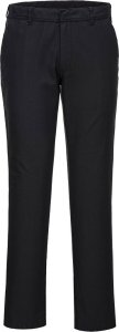 Portwest S232 - Elastyczne spodnie robocze Chino Slim - czarny 30 1