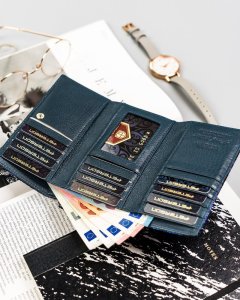 Peterson Skórzany damski portfel Peterson PTN 42108-ONBF NoSize 8