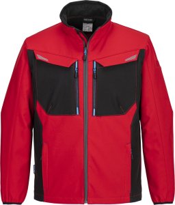 Kurtka męska Portwest T750 - Wiatroszczelna i wodoodporna bluza Softshell WX3 - głęboka czerwień 2XL 1