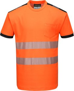 Portwest T181 - T-Shirt ostrzegawczy PW3 - żółty-szary S 1