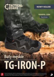 R.E.I.S. TG-IRON-P - Buty Tactical Guard, męskie - beżowy 43 2