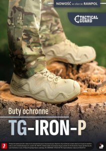 R.E.I.S. TG-IRON-P - Buty Tactical Guard, męskie - beżowy 42 3