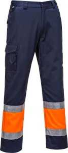 Portwest L049 - Lekkie spodnie serwisowe Hi-Vis Klasy 1 - żółty-czarny XL 1