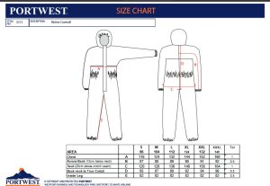 Portwest ST11 - Kombinezon PP 40g - granatowy M 4