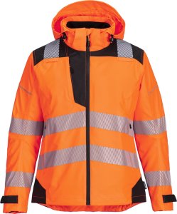 Portwest PW389 - Damska kurtka przeciwdeszczowa PW3 Hi-Vis - pomarańczowy-czarny 2XL 1