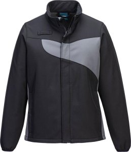 Portwest PW278 - Damska kurtka softshell PW2 (2L) - czarny-czerwony XS 3